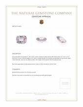 1.58 Ct. Spinel from Burma (Myanmar) Appraisal