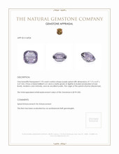 1.93 Ct. Spinel from Burma (Myanmar) Appraisal