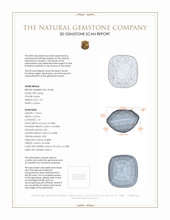 1.93 Ct. Spinel from Burma (Myanmar) 3 D Scan Report