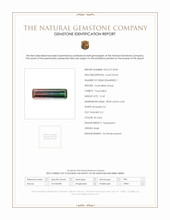 15.45 Ct. Watermelon Tourmaline from Brazil Scan Report