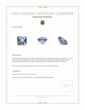 1.60 Ct. Blue Spinel from Tanzania Appraisal