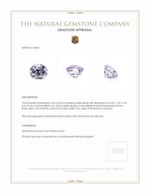 2.64 Ct. Spinel from Tanzania Appraisal