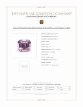 2.62 Ct. Pinkish Purple Spinel from Tanzania Scan Report