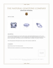 1.60 Ct. Spinel from Tanzania Appraisal