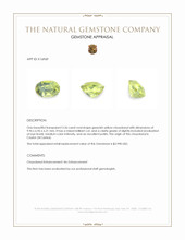 3.36 Ct. Chrysoberyl from Ceylon (Sri Lanka) Appraisal
