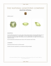 3.67 Ct. Chrysoberyl from Ceylon (Sri Lanka) Appraisal