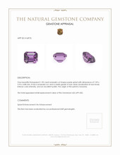 1.90 Ct. Purple Spinel from Tanzania Appraisal