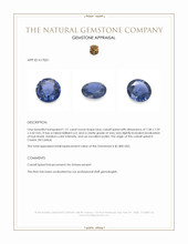 1.51 Ct. Cobalt Spinel from Ceylon (Sri Lanka) Appraisal