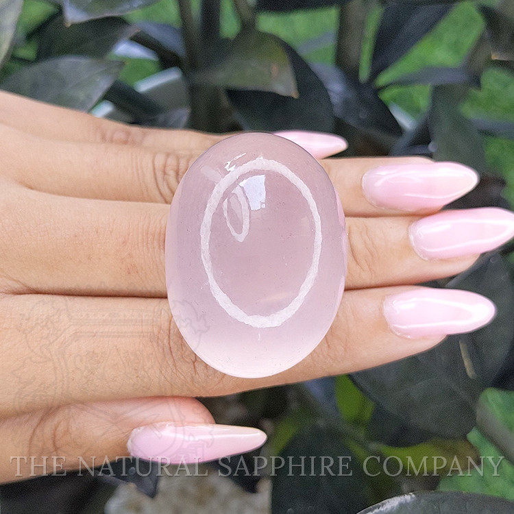 233.00 Ct. Cabochon Rose Quartz from Ceylon (Sri Lanka)
