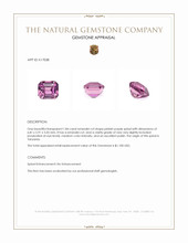 1.84 Ct. Pinkish Purple Spinel from Tanzania Appraisal
