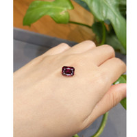 3.78 Ct. Rhodolite Garnet from Tanzania Life Style