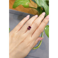 3.78 Ct. Rhodolite Garnet from Tanzania Life Style