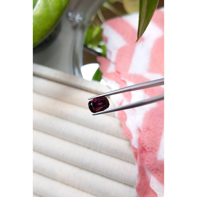 3.37 Ct. Purplish Red Garnet from Tanzania