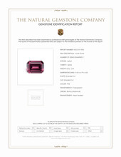 2.60 Ct. Purplish Pink Spinel from Burma (Myanmar) Scan Report