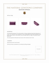 5.78 Ct. Spinel from Burma (Myanmar) Appraisal