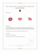 4.61 Ct. Spinel from Burma (Myanmar) Appraisal