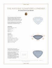 3.54 Ct. Spinel from Burma (Myanmar) 3 D Scan Report