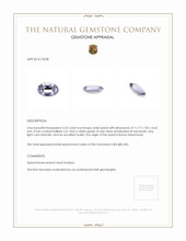 3.23 Ct. Spinel from Burma (Myanmar) Appraisal