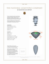 5.71 Ct. Paraiba Tourmaline from Mozambique 3 D Scan Report