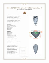5.71 Ct. Paraiba Tourmaline from Mozambique 3 D Scan Report