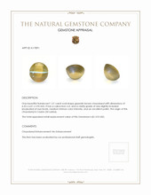 1.51 Ct. Cabochon Chrysoberyl from Ceylon (Sri Lanka) Appraisal