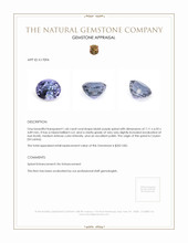 1.60 Ct. Spinel from Ceylon (Sri Lanka) Appraisal