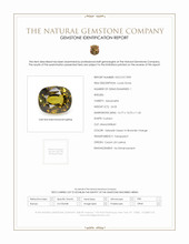 24.05 Ct. Alexandrite from Ceylon (Sri Lanka) Scan Report