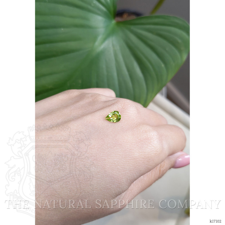 0.76 Ct. Peridot from Ceylon (Sri Lanka)