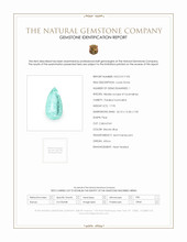 17.95 Ct. Cabochon Paraiba Tourmaline from Africa Scan Report