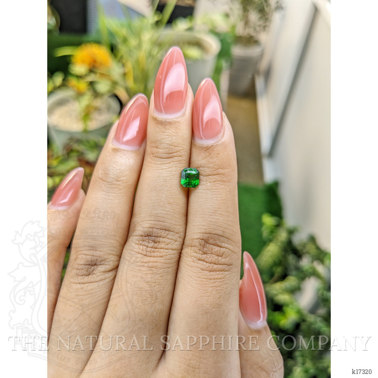 1.02 Ct. Tsavorite Garnet from Tanzania