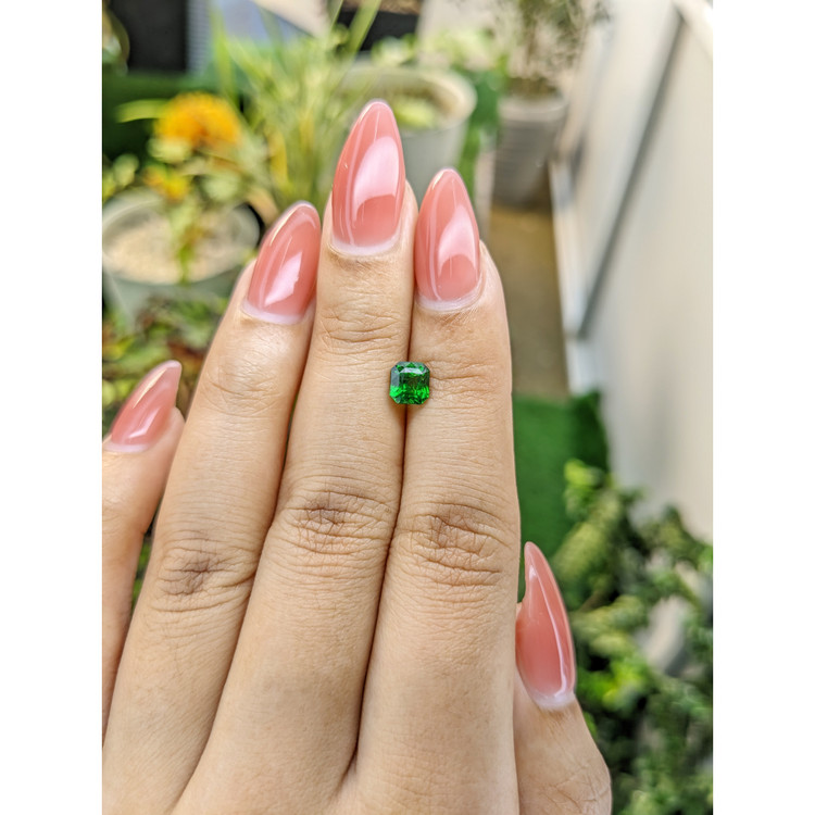 1.02 Ct. Tsavorite Garnet from Tanzania