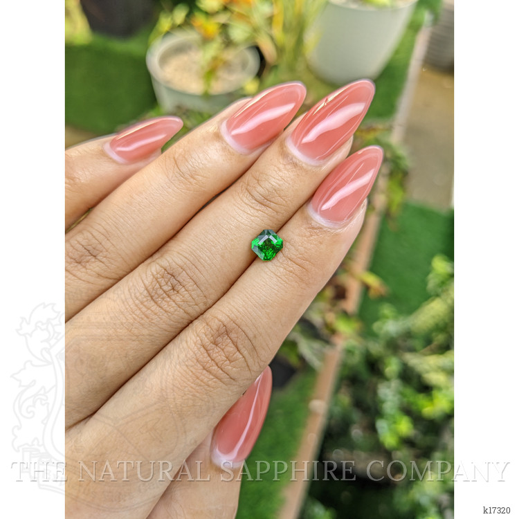 1.02 Ct. Tsavorite Garnet from Tanzania