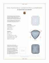 5.80 Ct. Moonstone from Ceylon (Sri Lanka) 3 D Scan Report