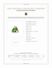 3.01 Ct. Green Peridot from Pakistan Scan Report