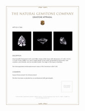 6.85 Ct. Topaz from Namibia Appraisal