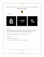 6.85 Ct. Topaz from Namibia Appraisal