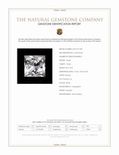 8.33 Ct. White Topaz from Namibia Scan Report