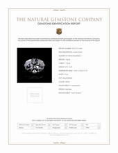 8.69 Ct. White Topaz from Namibia Scan Report