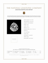 6.57 Ct. White Topaz from Nigeria Scan Report