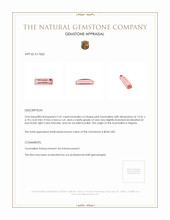 2.47 Ct. Tourmaline from Nigeria Appraisal