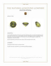 2.62 Ct. Chrysoberyl from Ceylon (Sri Lanka) Appraisal