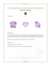 1.20 Ct. Spinel from Ceylon (Sri Lanka) Appraisal