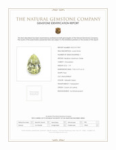 1.19 Ct. Chrysoberyl from Ceylon (Sri Lanka) Scan Report