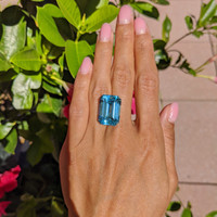 23.49 Ct. Aquamarine from Brazil Life Style