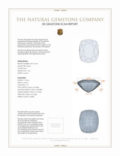 1.58 Ct. Spinel from Ceylon (Sri Lanka) 3 D Scan Report