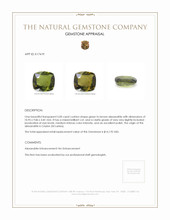 5.00 Ct. Alexandrite from Ceylon (Sri Lanka) Appraisal