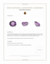 4.96 Ct. Amethyst from Brazil Appraisal