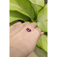 1.80 Ct. Purplish Pink Garnet from Ceylon (Sri Lanka) Life Style