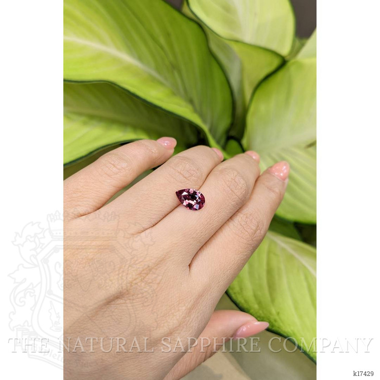 1.80 Ct. Purplish Pink Garnet from Ceylon (Sri Lanka)