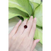 2.95 Ct. Red Garnet from Ceylon (Sri Lanka) Life Style